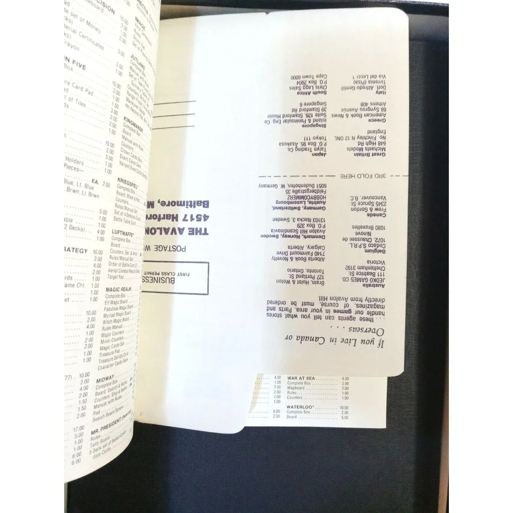 Avalon Hill - 1977 Game Catalog, Everything You Always Wanted to Know About Game